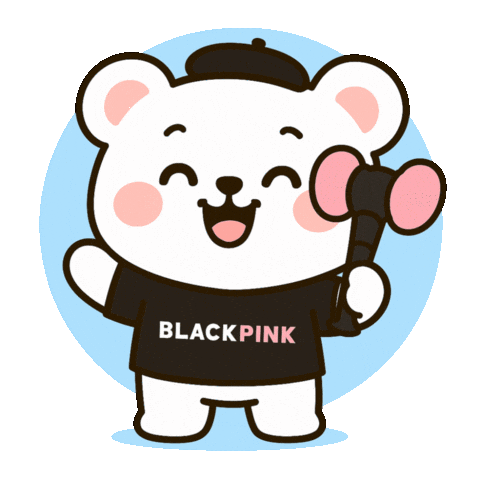 Pink Blink Sticker by gomshop