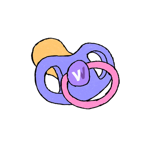 Pacifier Sticker by Verywell Family