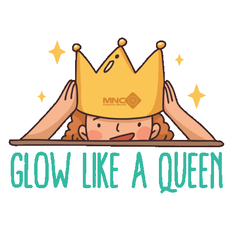 Queen Glow Sticker by MNC Kapital Indonesia