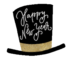 Celebrate Happy New Year Sticker by Sheila Streetman