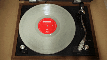 redfieldrecords vinyl record player glowinthedark vinyl player GIF