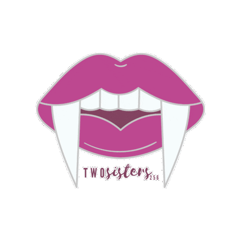 Lips Vampire Sticker by TwoSisters256
