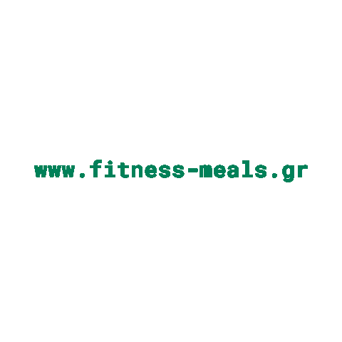 Fitness Meals GR Sticker