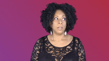 ComedianHollyLogan mad annoyed comic frustrated GIF