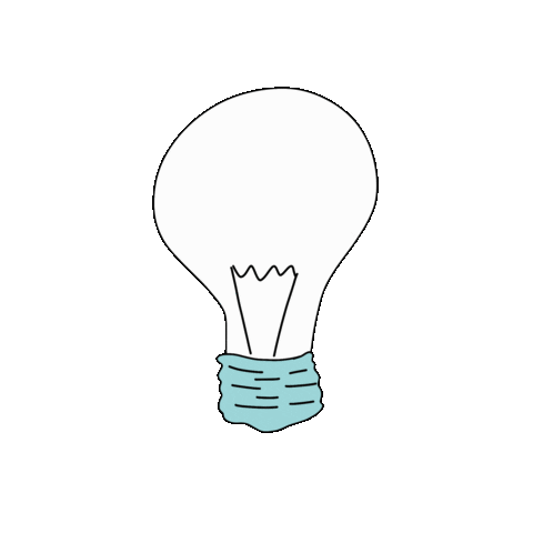Idea Lampada Sticker by Rabisco de Letras