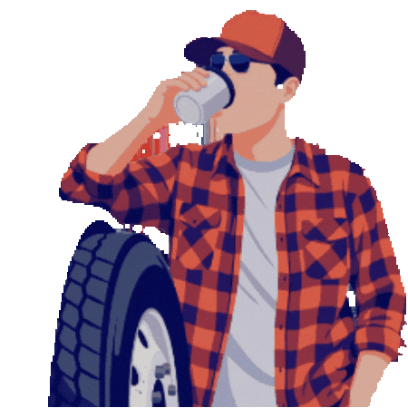 Coffee Time Energy Sticker