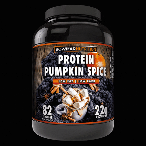 Pumpkin Spice Protein GIF by Bowmar Nutrition