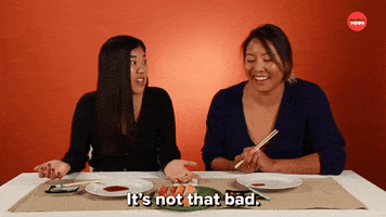Not Bad Sushi GIF by BuzzFeed