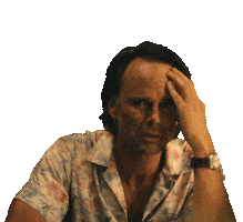 Scared Walton Goggins Sticker by Max