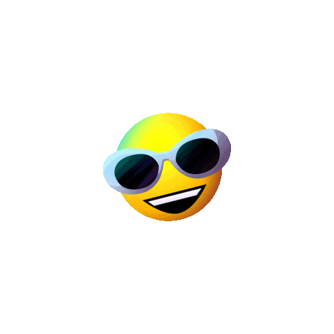 sunglasses emoticon gif
