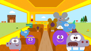 Big Day Out Bus GIF by Hey Duggee