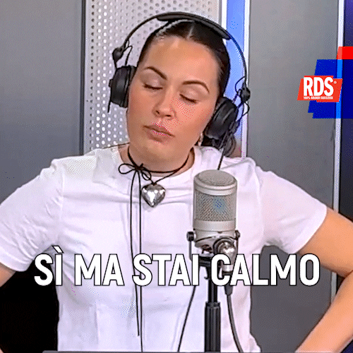 Radio Stay Calm GIF by RDS 100% Grandi Successi