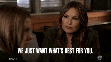 Parents We Just Want Whats Best For You GIF by Law & Order