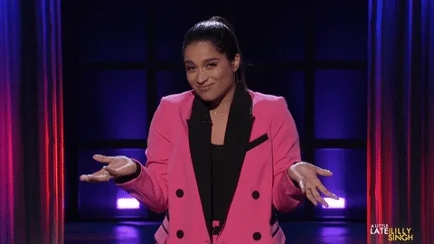 Lilly Singh Oops GIF by A Little Late With Lilly Singh