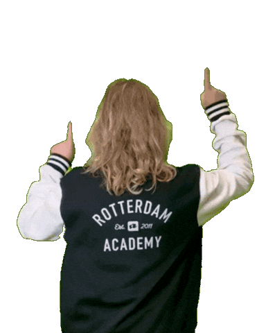 Rac Pointingup Sticker by HR - Rotterdam Academy