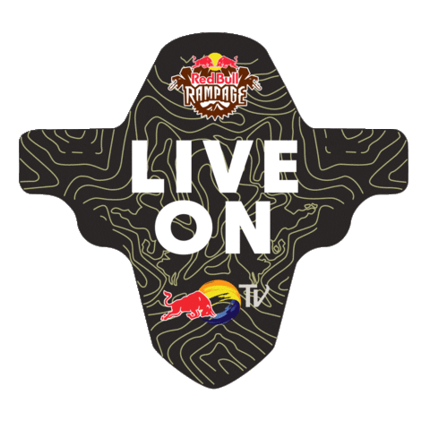 Tune In Red Bull Rampage Sticker by Red Bull