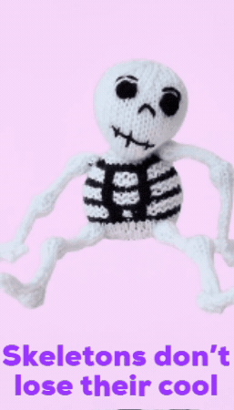 Trick Or Treat Skull GIF by TeaCosyFolk