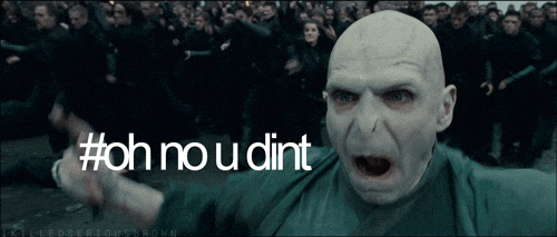 oh no you didnt movies harry potter voldemort ghetto GIF