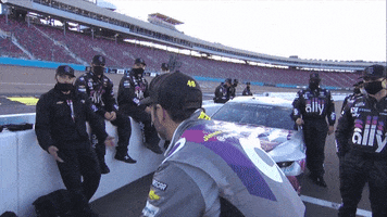 Hand Out Happy Hour GIF by NASCAR