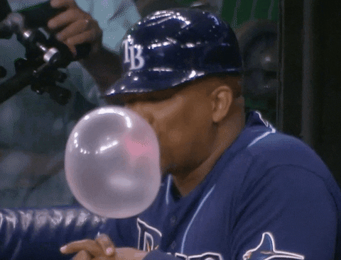 Bubble Gum Baseball GIF by Jomboy Media - Find & Share on GIPHY