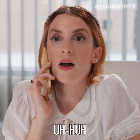 Tv Land Nodding GIF by YoungerTV