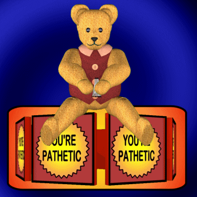 Youre Pathetic Teddy Bear GIF