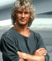 Patrick Swayze Deal With It GIF