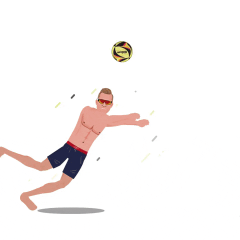 Get It Beach Volleyball GIF by SportsManias