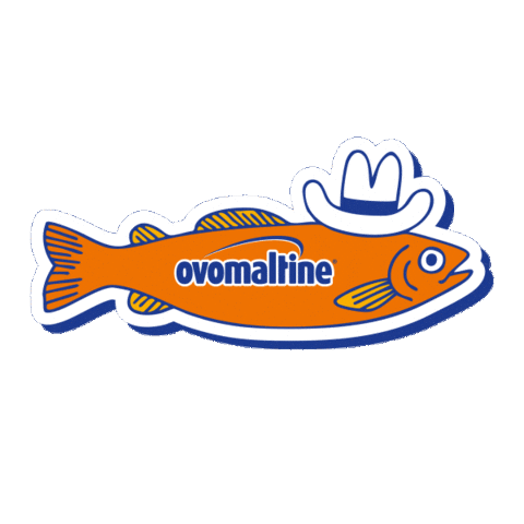 Fish Sticker by Ovomaltine