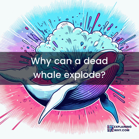 Explosion Dead Whale GIF by ExplainingWhy.com