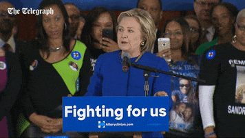 hillary clinton GIF by The Telegraph
