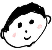 Happy Illustration Sticker