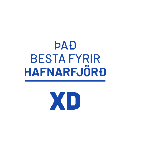 Sjálfstæðisflokkurinn í Hafnarfirði Sticker