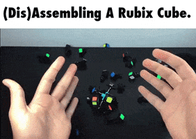 cube assembling GIF