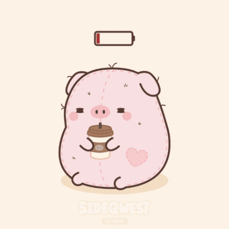 Sleepy Coffee Break GIF
