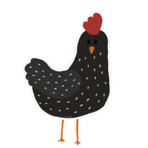 Dancingchicken Sticker by ayoungdesign