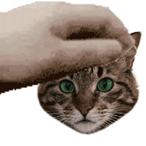 Dexter Sticker by Meow Cats Café