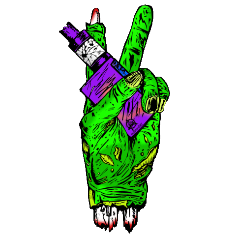 Halloween Peace Sticker by Local Vape Enterprises, inc.