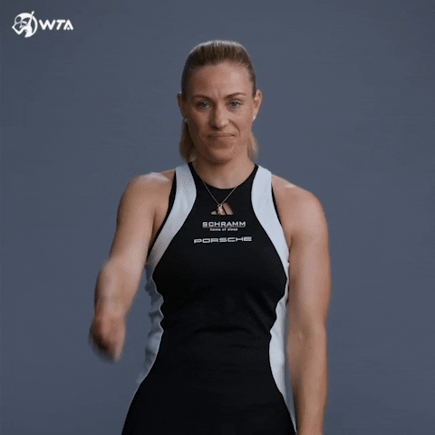 Angelique Kerber Thumbs Down GIF by WTA