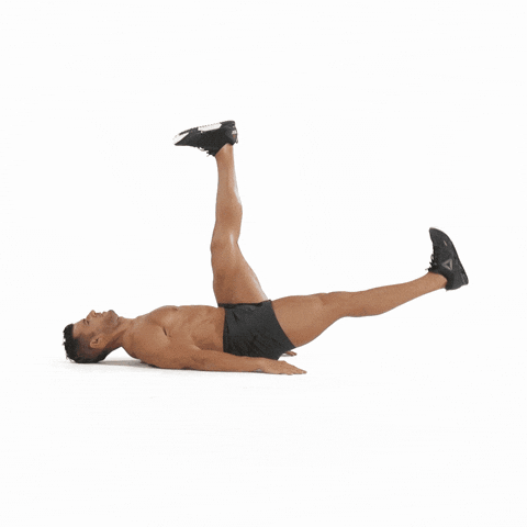 Single Leg Raise GIF