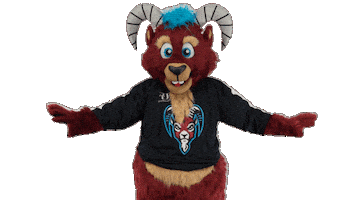 Hockey Mascot Sticker by New Mexico Goatheads