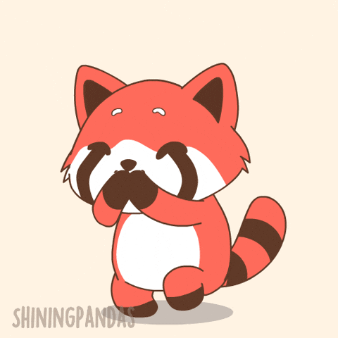 Excited Red Panda GIF