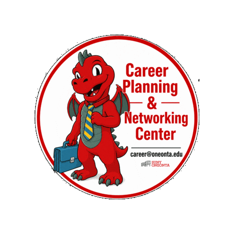 Business Dragon Sticker by SUNY Oneonta