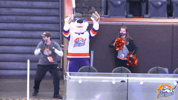 Ice Hockey Dancing GIF by Orlando Solar Bears