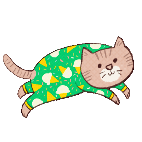 Cats Wink Sticker by Bethykins