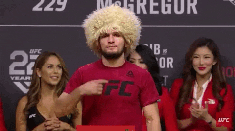 Weigh In Khabib Nurmagomedov GIF by UFC - Find & Share on GIPHY