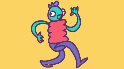 Sam C: friends cartoon walking walk GIF