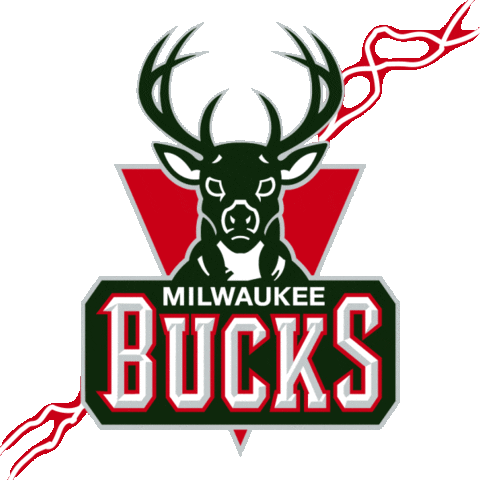 Light It Up Basketball Sticker by Milwaukee Bucks