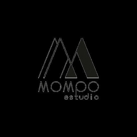Mompoestudio logo design m mompo GIF