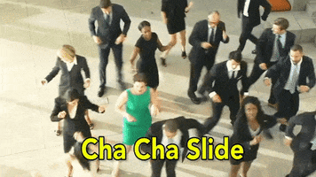 cha cha slide dancing GIF by Super Deluxe